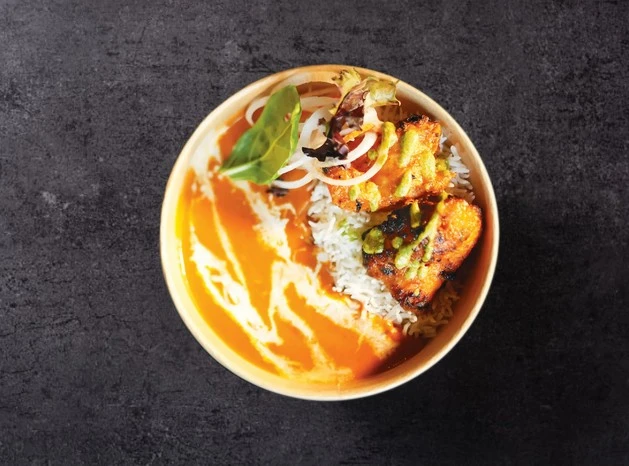 Delicious Fish Tikka Bowl in Richmond, AB